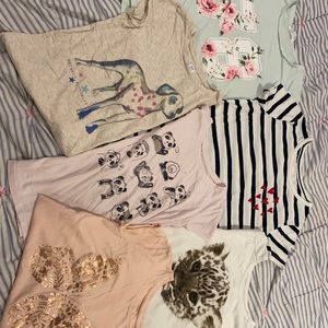 5 short sleeve shirts